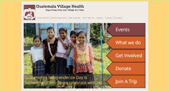 Desktop Screenshot of guatemalavillagehealth.org